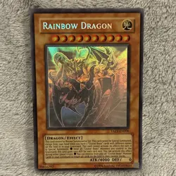 Yu-Gi-Oh! TCG Rainbow Dragon Tactical Evolution TAEV-EN006 Unlimited Ghost Rare - Image 1