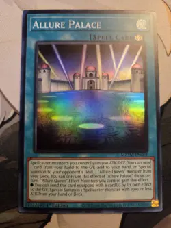 Yugioh! Allure Palace x 2 - 1st Ed Super Rare - MZTM-EN059 - NM - Image 1