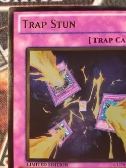 Yugioh Trap Stun GLD4-EN050 Gold Rare Limited Edition NM - Image 2