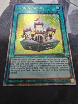 Yugioh Toon Kingdom MP24-EN006 Quarter Century Secret Rare QCR NM 1st Edition - Image 1