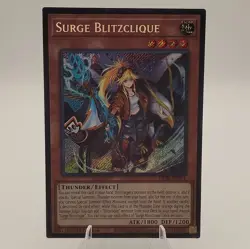 YUGIOH Surge Blitzclique secret rare CORI-EN011 English 1st Edition - Image 1