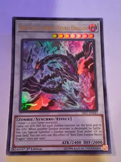 Red-Eyes Zombie Necro Dragon SR07-EN041 Zombie Horde 1st Edition - Image 1