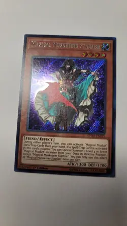 Yu-Gi-Oh! Magical Musketeer Starfire - SPWA-EN019- Secret Rare- 1st Ed LP - Image 1