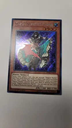 Yu-Gi-Oh! Magical Musketeer Starfire - SPWA-EN019- Secret Rare- 1st Ed LP - Image 2