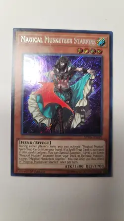 Yu-Gi-Oh! Magical Musketeer Starfire - SPWA-EN019- Secret Rare- 1st Ed LP - Image 5