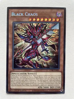 Yu-Gi-Oh! Black Chaos SECRET RARE CORI-EN001 - Image 1