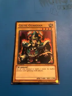 YUGIOH Super Rare Celtic Guardian LCYW-EN003 1st Edition - Image 1