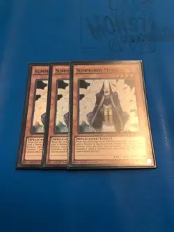 YUGIOH 3x Super Rare Summoner Monk FUEN-EN039 1st Edition - Image 1