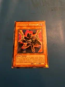 YUGIOH Rare Infernity Avenger TSHD-EN015 1st Edition - Image 1