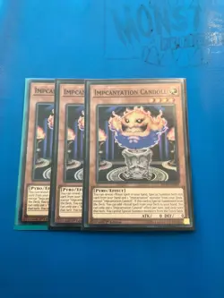YUGIOH 3x Super Rare Impcantation Candoll MP19-EN083 1st Edition - Image 1