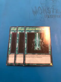 YUGIOH 3x Ultra Rare Advanced Ritual Art GFP2-EN153 1st Edition - Image 1