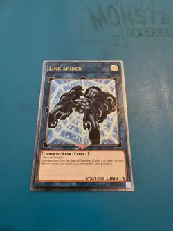 YUGIOH Ultimate Rare Link Spider OP07-EN002 - Image 1