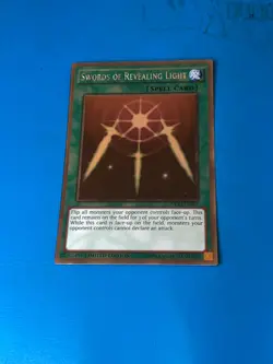 YUGIOH Platinum Rare Swords Of Revealing Light NKRT-EN025 - Image 1
