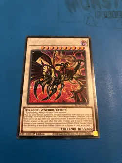YUGIOH Secret Rare Black-Winged Assault Dragon MP23-EN187 1st Edition - Image 1