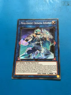 YUGIOH Secret Rare Mekk-Knight Crusadia Avramax DANE-EN047 Mixed Edition - Image 1