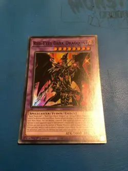 YUGIOH Super Rare Red-Eyes Dark Dragoon RA02-EN021 1st Edition - Image 1