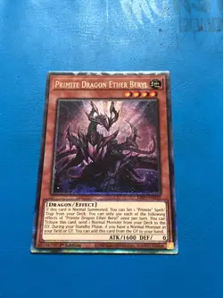 YUGIOH Collector's Rare Primite Dragon Ether Beryl RA05-EN033 1st Edition - Image 1