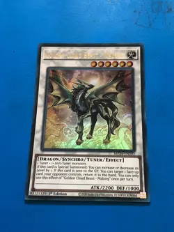 YUGIOH Ultra Rare Golden Cloud Beast - Malong MP24-EN203 1st Edition - Image 1