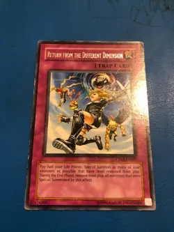 YUGIOH Rare Return From The Different Dimension CP04-EN009 PLAYED - Image 1