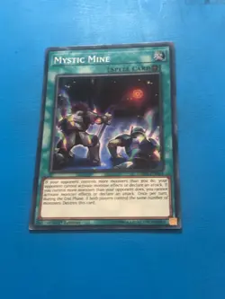 YUGIOH Super Rare Mystic Mine DANE-EN064 1st Edition PLAYED - Image 1