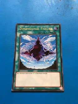YUGIOH Ultra Rare Dimensional Fissure BLMR-EN088 1st Edition - Image 1