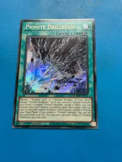 YUGIOH Secret Rare Primite Drillbeam BLMM-EN173 1st Edition - Image 1