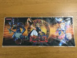 YUGIOH Konami Official Dark Magician /Girl Gold Series Playmat SEALED - Image 1