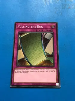 YUGIOH Super Rare Pulling The Rug OP23-EN011 - Image 1