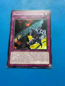 YUGIOH Common Prologue Of The Destruction Swordswoman MACR-EN075 1st Edition - Image 1
