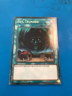YUGIOH Ultra Rare Hey, Trunade! AC18-EN023 1st Edition - Image 1