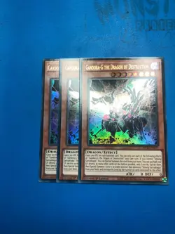 YUGIOH 3x Ultra Rare Gandora-G The Dragon Of Destruction MP25-EN177 1st Edition - Image 1