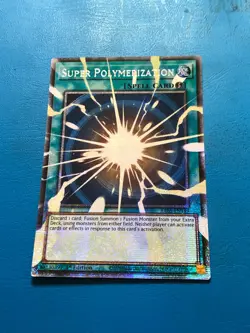 YUGIOH Extended Art Starlight Rare Super Polymerization RA05-EN149 1st Edition - Image 1