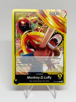 One Piece Monkey.D.Luffy OP15-098 Leader 5000 Power English Card - Image 1