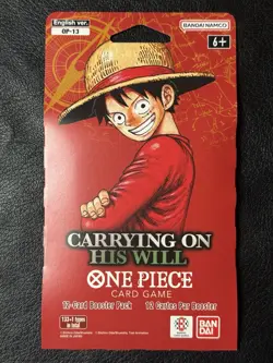 One Piece TCG: OP13 Carrying On His Will - Lot of 5 Sleeved Booster Packs - Image 3