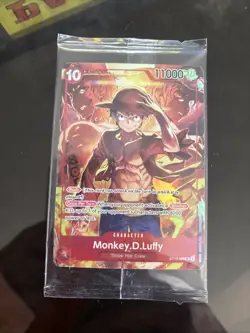 SEALED Monkey D. Luffy ST10-006 One Piece Promo Treasure Boosters Set - Image 1