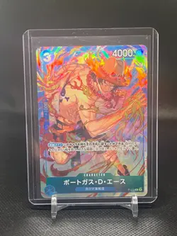 Portgas D Ace P-074 Full Art Premium collection vol 3 ONE PIECE Card Japan NM - Image 1