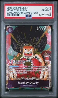 Monkey.D.Luffy (BANDAI Card Games Fest 25-26) OP07-073 One Piece Promotion Cards - Image 1