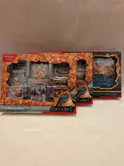 Pokemon TCG Sealed Lot: 2x Charizard ex Premium & 1x Special Collection Boxes - Image 4