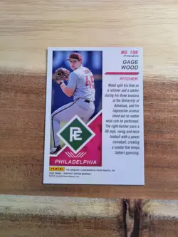 Topps 2026 Bowman Chrome/2025 Panini Prospect Gage Wood Auto 1st Bowman 3-Card - Image 5