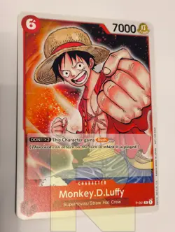 PRE ERRATA Monkey D. Luffy ® PROMO P-001 ® One Piece ® Inglese - Image 2