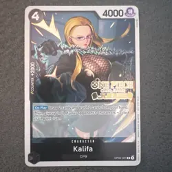 Kalifa - OP03-081 R - One Piece TCG Judge Promo Foil Stamped English Mint/NM - Image 1
