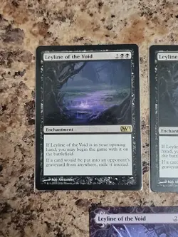 MTG 3x Leyline of the Void x3 Core Set 2011 (M11) & WOT #30 Borderless Near Mint - Image 3