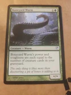 MTG Magic the Gathering Boneyard Wurm (171/300) Innistrad LP BULK BUY DISCOUNT - Image 1