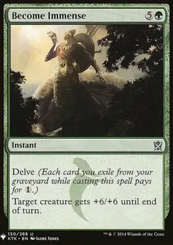 Become Immense Magic The Gathering MTG #130 KTK Khans Of Tarkir LP BULK DISCOUNT - Image 1