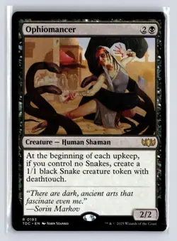 Ophiomancer 193 Regular Commander: Tarkir: Dragonstorm Magic: The Gathering NM - Image 1