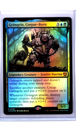 MTG Magic The Gathering INR Innistrad Remastered Foil #239 Grimgrin Corpse Born - Image 1