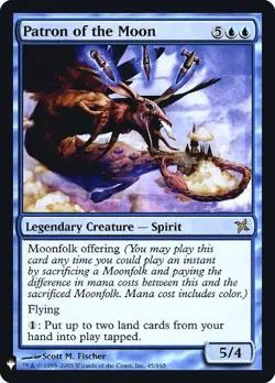 1x Patron of the Moon - Foil MTG - Mystery Booster / The List - NM-Mint - Image 1