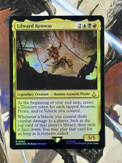 MTG Edward Kenway Assassin's Creed NM Magic the gathering #53 - Image 2