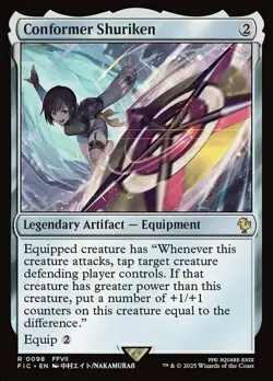 Mint/Near-Mint, English - 1 x MTG Conformer Shuriken Commander: Final Fantasy - Image 1