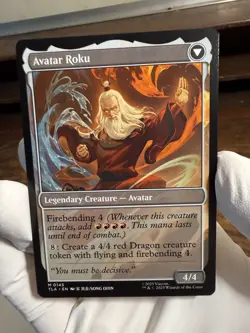The Legend of Roku Avatar: The Last Airbender MTG Card W Dragon Token. LP - Image 5
